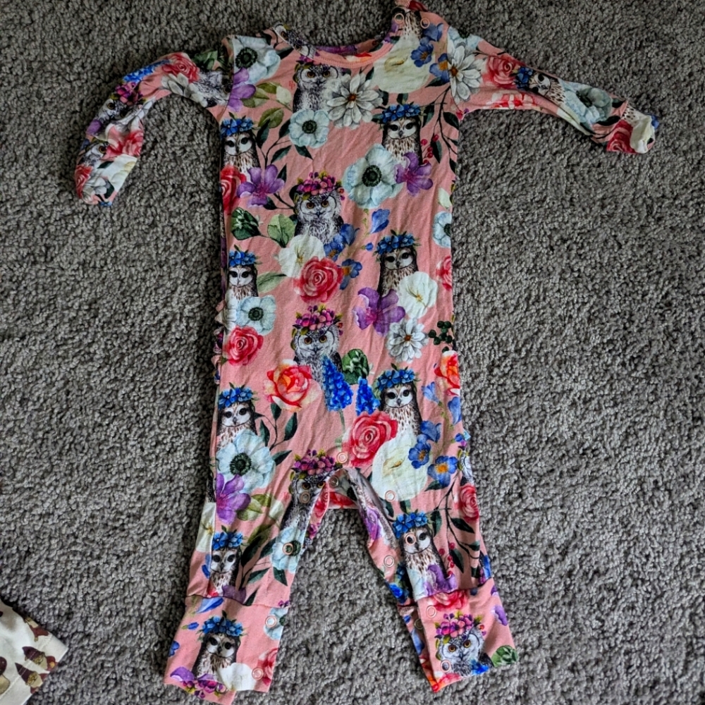 Posh Peanut Owl Romper